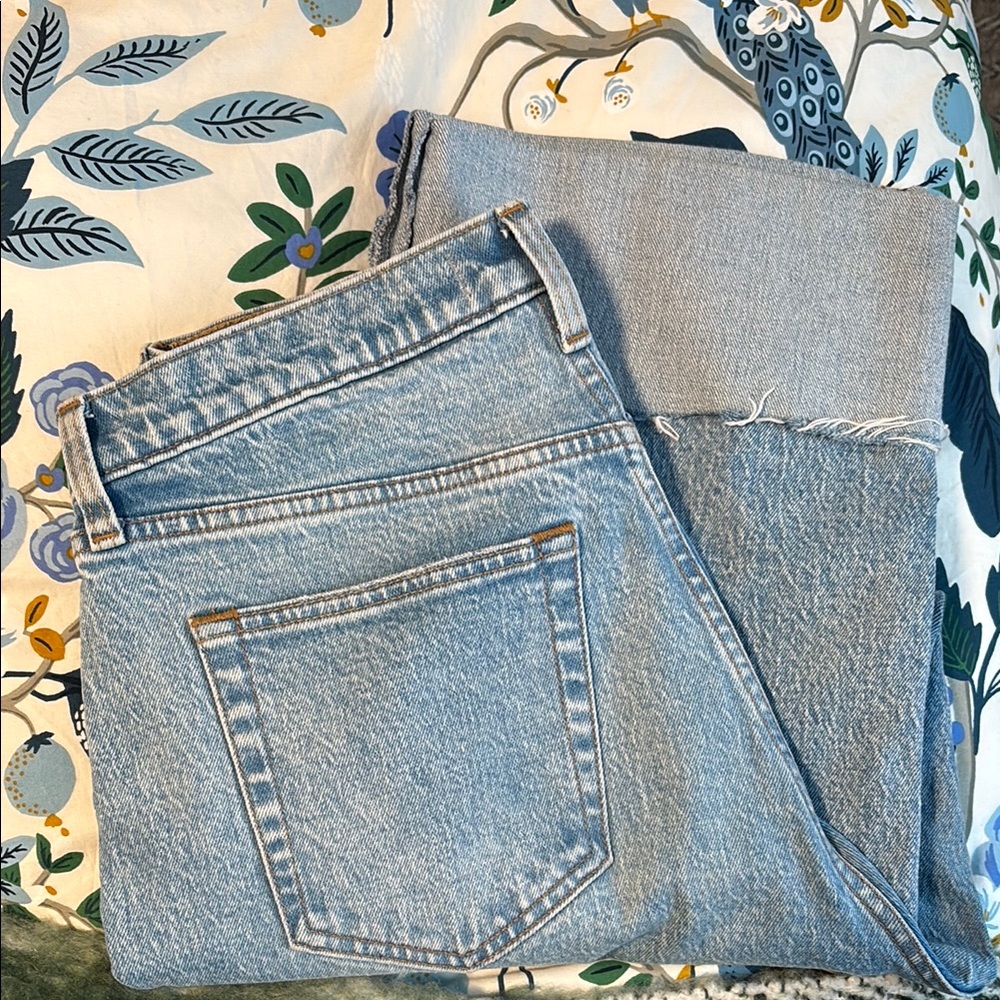 Abercrombie & Fitch Light Blue Boyfriend Jeans